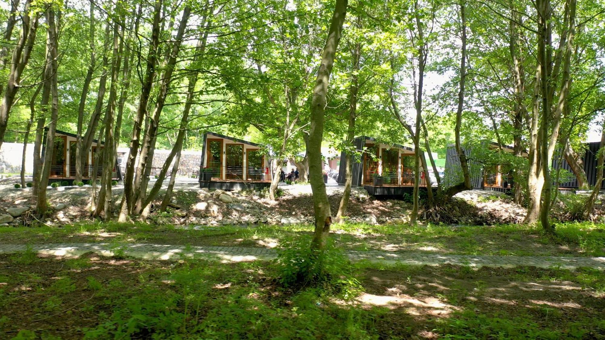 Blisku Do Gradot - Riverfront Luxury Cabins Skopje Eksteriør billede